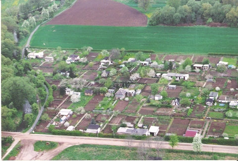 Luftbild Kleingartenanlage