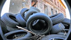 Autoreifen an der Walkmühle Autoreifen an der Walkmühle