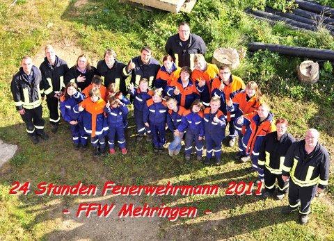 24 Stunden Feuerwehrmann